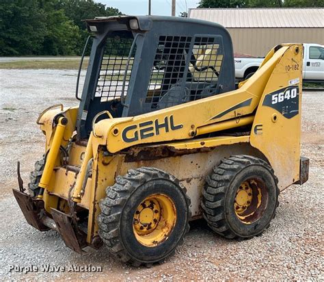 gehl 5640 skid steer engine|used gehl skid steer attachments.